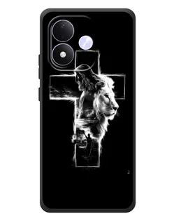 Чохол для Xiaomi Redmi Note 17 з картинкою «Сяючий хрест Jesus»