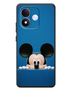 Чехол для Xiaomi Redmi Note 17 с картинкой «Микки выглядывает»