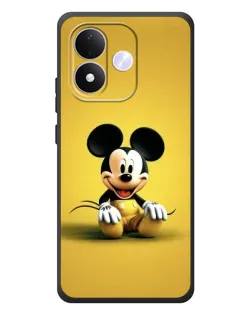 Чехол для Xiaomi Redmi Note 17 с картинкой «Микки на желтом»