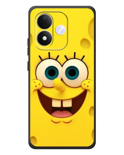 Чехол для Xiaomi Redmi Note 17 с картинкой «Губка Боб улыбка»