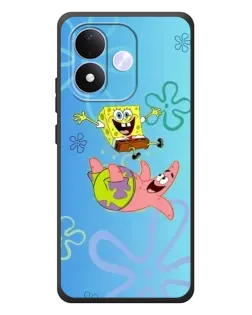 Чехол для Xiaomi Redmi Note 17 с картинкой «Спанч Боб и Патрик»