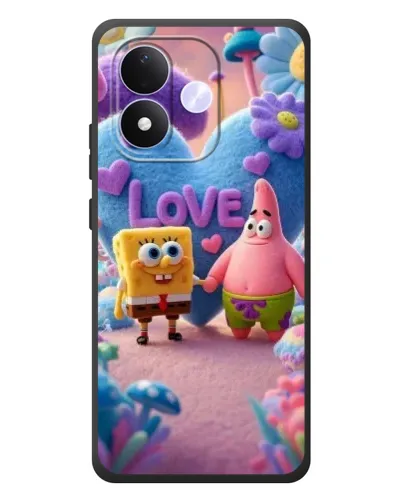Чехол для Xiaomi Redmi Note 17 с картинкой «Губка Боб Патрик»