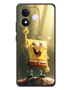 Чехол для Xiaomi Redmi Note 17 с картинкой «Сияющий Спанч Боб»