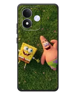 Чехол для Xiaomi Redmi Note 17 с картинкой «Друзья на лужайке»
