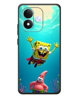 Чехол для Xiaomi Redmi Note 17 с картинкой «Спанч Боб под водой»