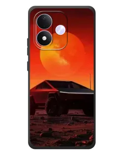 Чохол для Xiaomi Redmi Note 17 з картинкою «Cybertruck на Марсі»