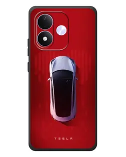 Чохол для Xiaomi Redmi Note 17 з картинкою «Tesla Top View»