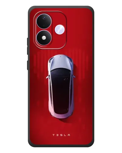 Чохол для Xiaomi Redmi Note 17 з картинкою «Tesla Top View»