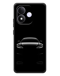 Чохол для Xiaomi Redmi Note 17 з картинкою «Силует Tesla Night»