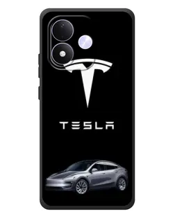 Чохол для Xiaomi Redmi Note 17 з картинкою «Tesla Model Y»