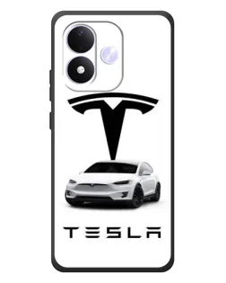 Чохол для Xiaomi Redmi Note 17 з картинкою «Tesla White Style»