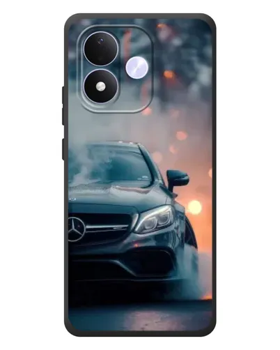 Чохол для Xiaomi Redmi Note 17 з картинкою «Mercedes — нічне місто»