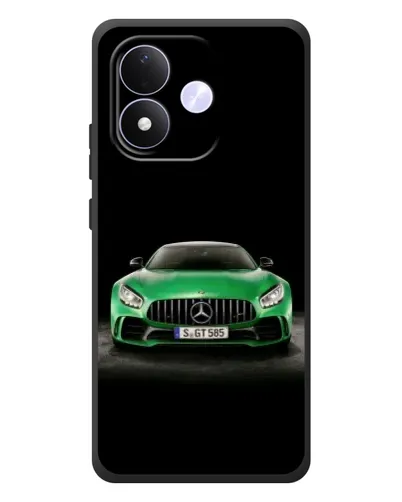 Чохол для Xiaomi Redmi Note 17 з картинкою «Mercedes — неоновий лого»