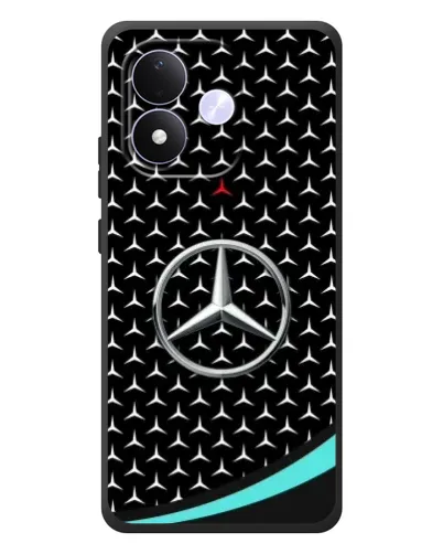Чохол для Xiaomi Redmi Note 17 з картинкою «Mercedes — бірюзовий акцент»