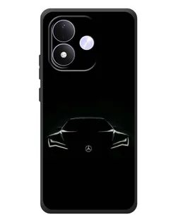 Чохол для Xiaomi Redmi Note 17 з картинкою «Mercedes — силует авто» Чохол для Xiaomi Redmi Note 17 з картинкою «Mercedes — силует авто»