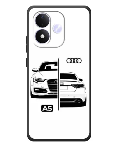Чохол для Xiaomi Redmi Note 17 з картинкою «Audi — контрастний дизайн»