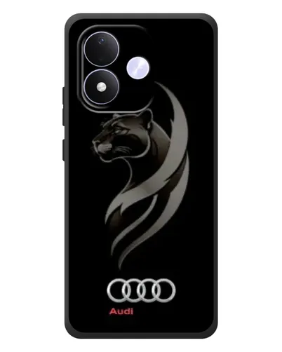 Чохол для Xiaomi Redmi Note 17 з картинкою «Графіка — пантера та Audi»