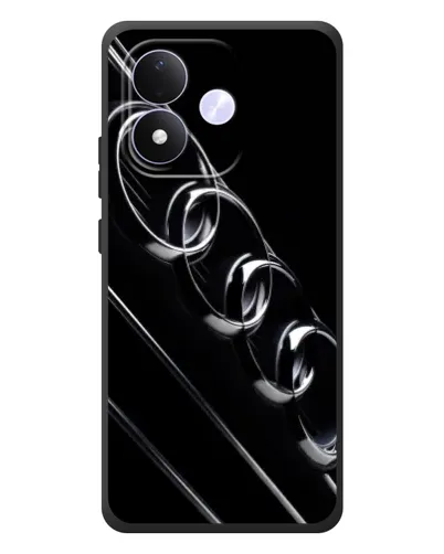Чохол для Xiaomi Redmi Note 17 з картинкою «Audi — абстрактні кільця»