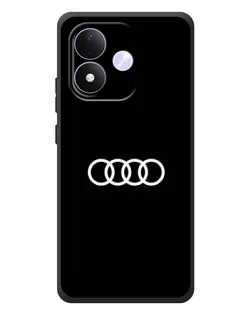 Чохол для Xiaomi Redmi Note 17 з картинкою «Audi White Logo»