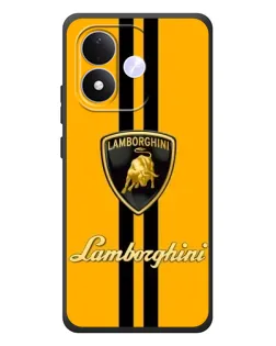 Чохол для Xiaomi Redmi Note 17 з картинкою «Lamborghini Stripe жовтий»