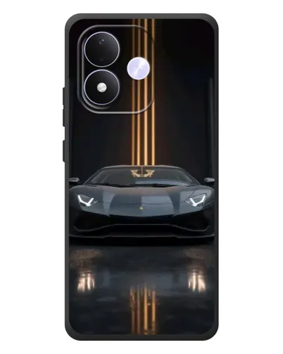 Чохол для Xiaomi Redmi Note 17 з картинкою «Lamborghini золоті лінії» Чохол для Xiaomi Redmi Note 17 з картинкою «Lamborghini золоті лінії»