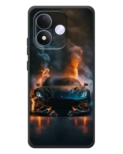 Чохол для Xiaomi Redmi Note 17 з картинкою «Lamborghini димна естетика»