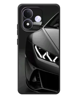 Чохол для Xiaomi Redmi Note 17 з картинкою «Lamborghini фари деталізація»