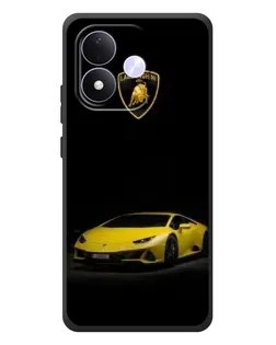 Чохол для Xiaomi Redmi Note 17 з картинкою «Lamborghini жовтий акцент»