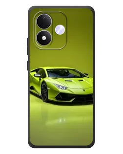 Чохол для Xiaomi Redmi Note 17 з картинкою «Салатовий Lamborghini Huracan»
