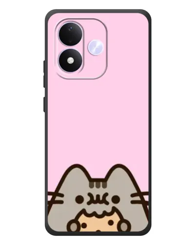 Чохол для Xiaomi Redmi Note 17 з картинкою «Pusheen та печиво»