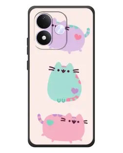 Чохол для Xiaomi Redmi Note 17 з картинкою «Pusheen тріо» Чохол для Xiaomi Redmi Note 17 з картинкою «Pusheen тріо»