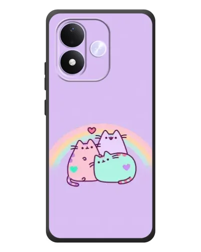 Чохол для Xiaomi Redmi Note 17 з картинкою «Веселкові Пушини»