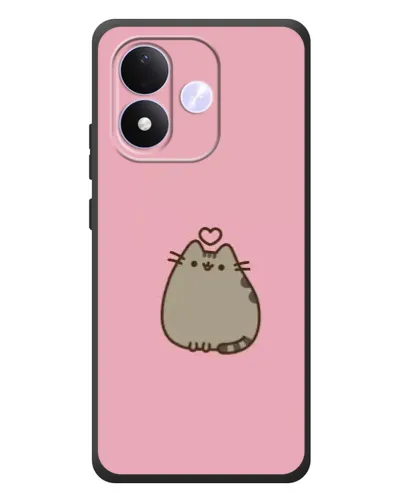 Чохол для Xiaomi Redmi Note 17 з картинкою «Pusheen серце»