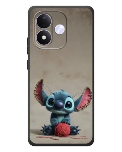 Чохол для Xiaomi Redmi Note 17 з картинкою «Стіч на чоричневому фоні»