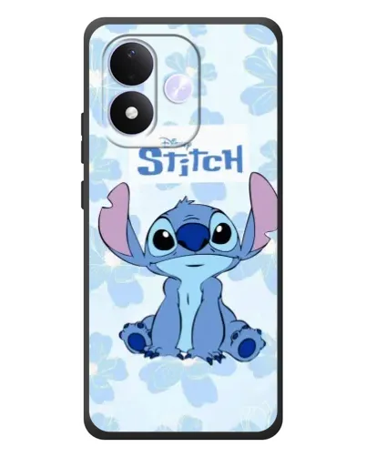 Чохол для Xiaomi Redmi Note 17 з картинкою «Stitch серед квітів»