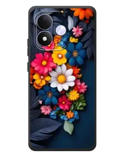 Чехол для Xiaomi Redmi Note 17 с картинкой «Цветочная феерия»