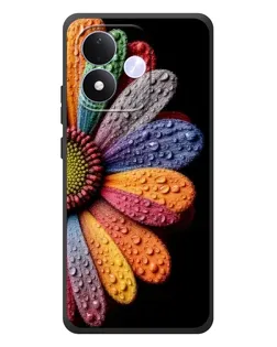 Чехол для Xiaomi Redmi Note 17 с картинкой «Радужный цветок»