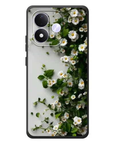 Чехол для Xiaomi Redmi Note 17 с картинкой «Ветка мелких белых цветов»