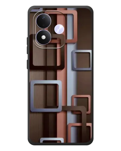 Чохол для Xiaomi Redmi Note 17 з картинкою «Коричневі об'ємні квадрати» Чохол для Xiaomi Redmi Note 17 з картинкою «Коричневі об'ємні квадрати»