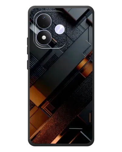 Чохол для Xiaomi Redmi Note 17 з картинкою «Чорні геометричні блоки» Чохол для Xiaomi Redmi Note 17 з картинкою «Чорні геометричні блоки»