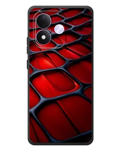 Чохол для Xiaomi Redmi Note 17 з картинкою «Червона глянцева сітка» Чохол для Xiaomi Redmi Note 17 з картинкою «Червона глянцева сітка»