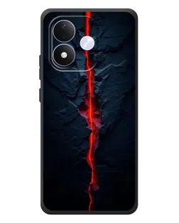 Чохол для Xiaomi Redmi Note 17 з картинкою «Червона лавова тріщина»