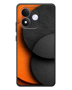 Чохол для Xiaomi Redmi Note 17 з картинкою «Геометрія помаранчевих кіл»