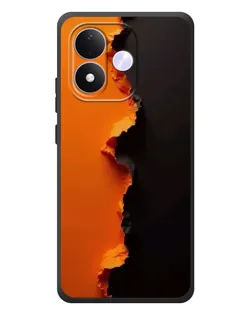 Чохол для Xiaomi Redmi Note 17 з картинкою «Помаранчевий розлом»
