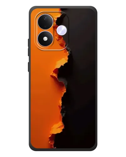Чохол для Xiaomi Redmi Note 17 з картинкою «Помаранчевий розлом» Чохол для Xiaomi Redmi Note 17 з картинкою «Помаранчевий розлом»