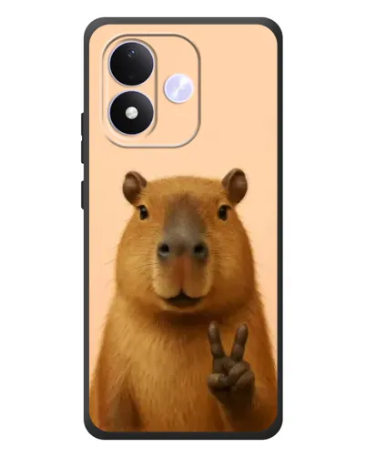Чехол для Xiaomi Redmi Note 17 с картинкой «Капибара виктория» Чехол для Xiaomi Redmi Note 17 с картинкой «Капибара виктория»