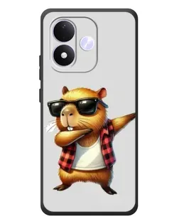 Чохол для Xiaomi Redmi Note 17 з картинкою «Капібара репер даб»