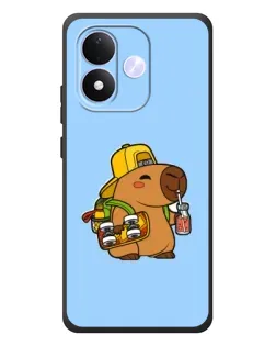 Чохол для Xiaomi Redmi Note 17 з картинкою «Капібара на скейті»