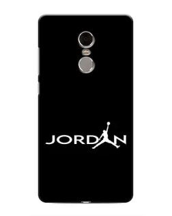 Чохол для Xiaomi Redmi Note 4 з картинкою «Jordan White Logo»