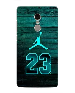 Чохол для Xiaomi Redmi Note 4 з картинкою «Jordan Cyan 23»